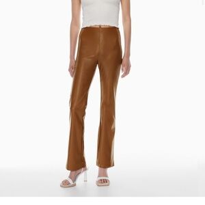 Wilfred Cognac Elaine Vegan Leather Pants